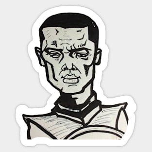 Grey worm Sticker